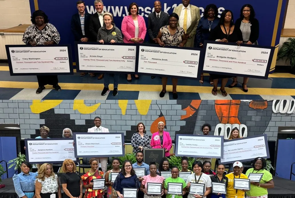 Allendale and Williamsburg Educators Honored with Excellence in Teaching Awards